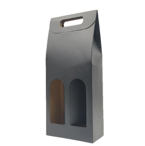 handle paper wine box