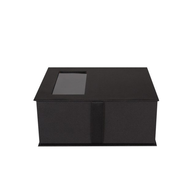 Black book shaped cosmetic gift box