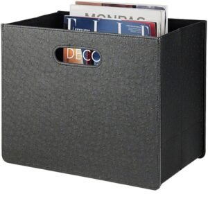 Black folding basket