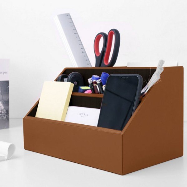 Brown home storage box