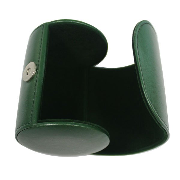 Dark green PU leather tie box - Image 2