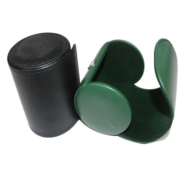 Dark green PU leather tie box - Image 4