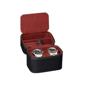 Double PU Leather Luxury Watch Box