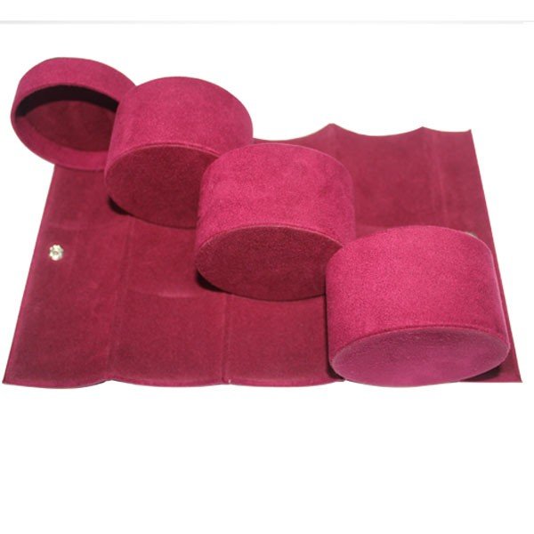 Red roll-up jewelry box - Image 3