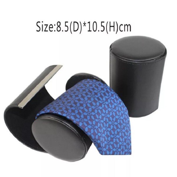 Stylish PU leather tie box